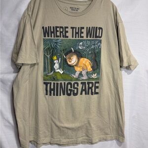 Men's Beige Graphic Tee -